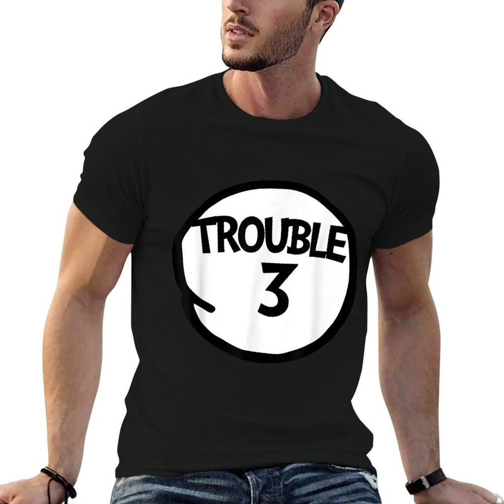 Trouble 3 T-shirt Funny Trouble Three Matching Group  Breathable T-Shirt