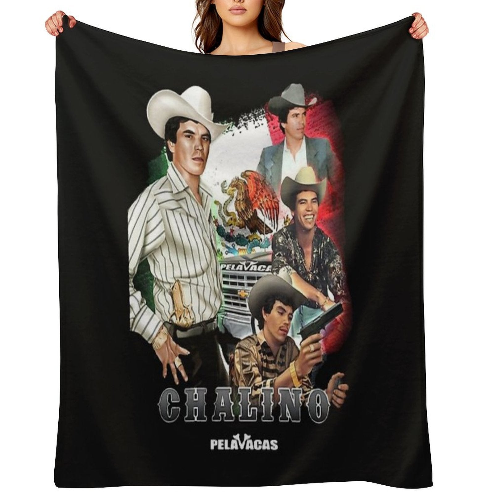 Chalino Mexican Singer #07 Shrink-resistant Throw Blanket