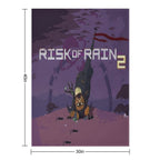 Risk of Rain Sustainable Throw Blanket
