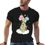 Little Twin Stars Christmas Tree  Trendy Pattern T-Shirt