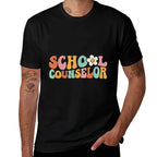 Counseling Office School Guidance Groovy Back To School  Relaxed-fit T-Shirt