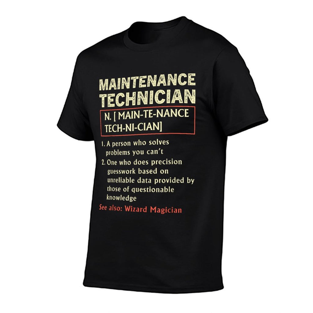 Funny Mechanic Maintenance Technician Definition Dictionary  Odor-resistant T-Shirt