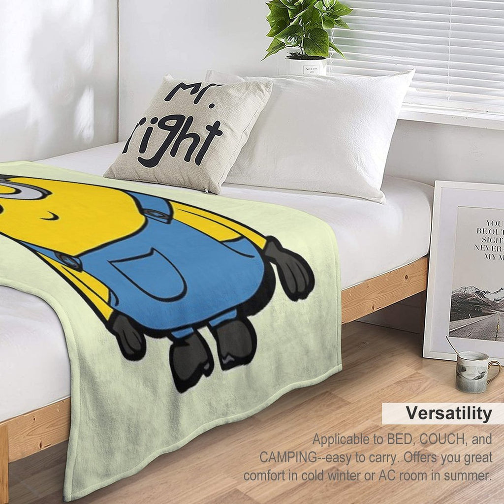 Minion Bob Sustainable Throw Blanket
