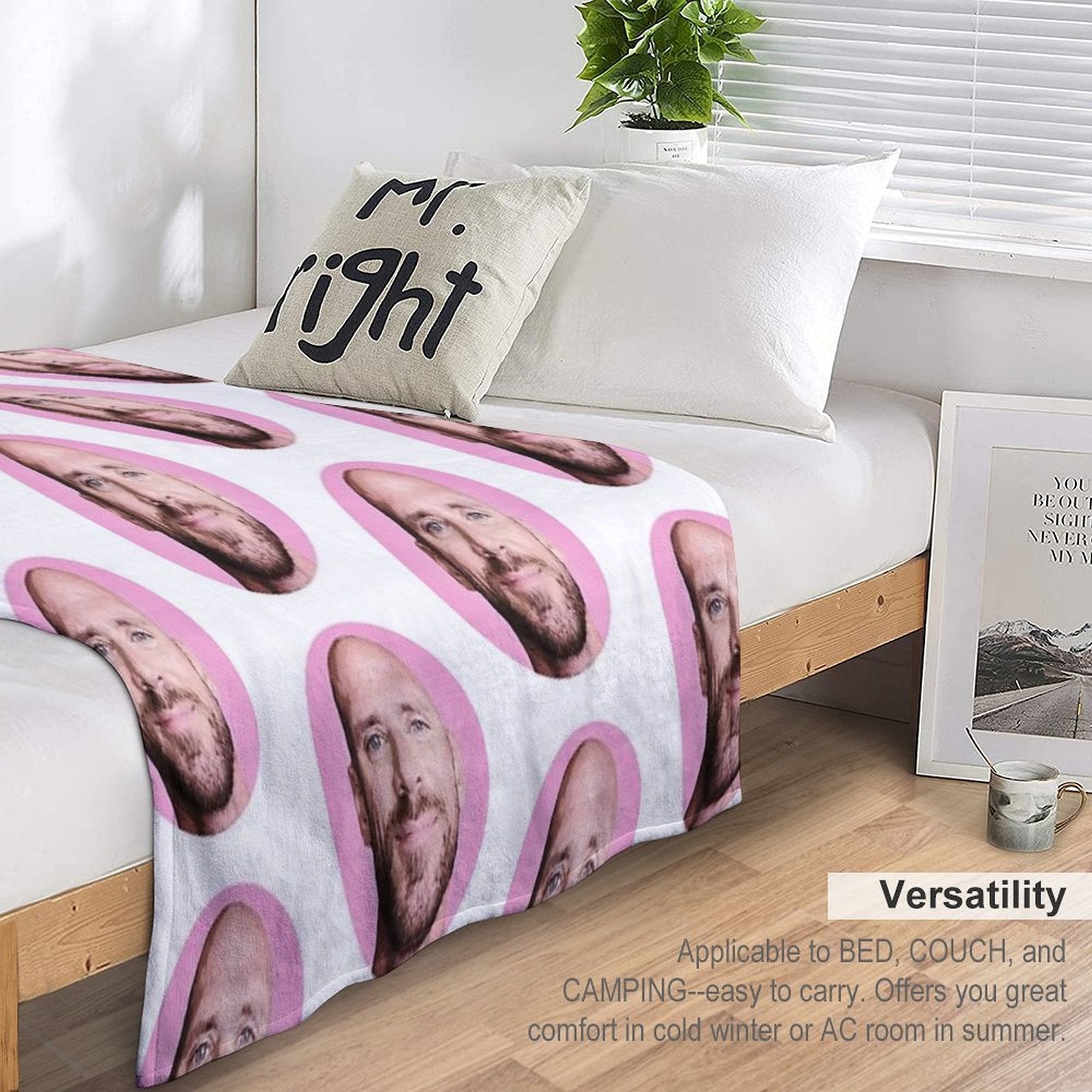 Johnny Sins Pornstar Quick-dry Throw Blanket