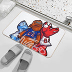 Chicago Cubs, Chicago Bears, Chicago Bulls, Chicago Sports  Slip-Resistant Bath Mat