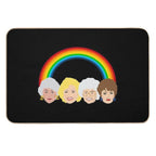 The Golden Girls LGBT Pride Rainbow  Rapid-Drying Bath Mat