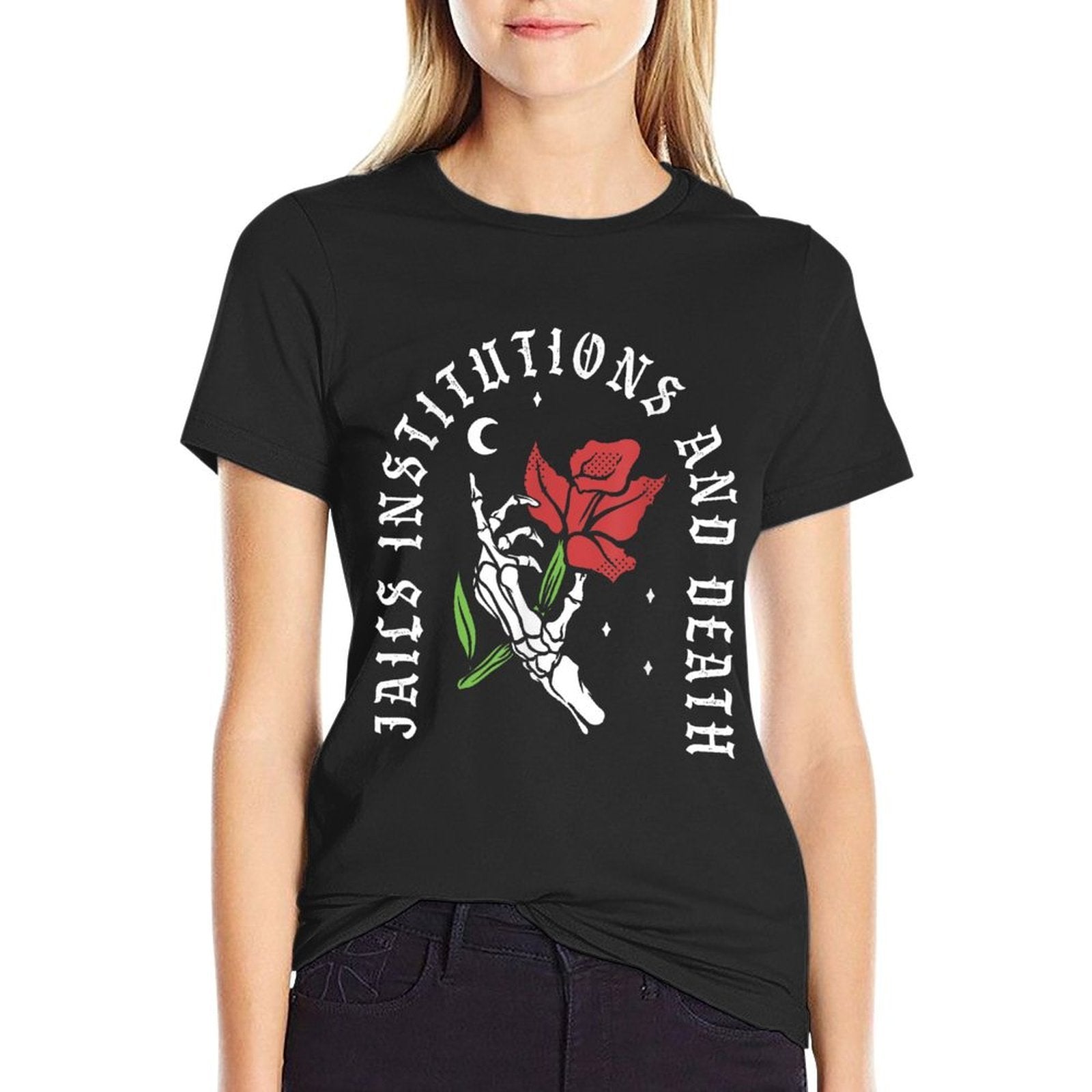 Jails Institutions Death Recovery Gift 12 Steps Sobriety AA  Summer-ready Fabric T-Shirt