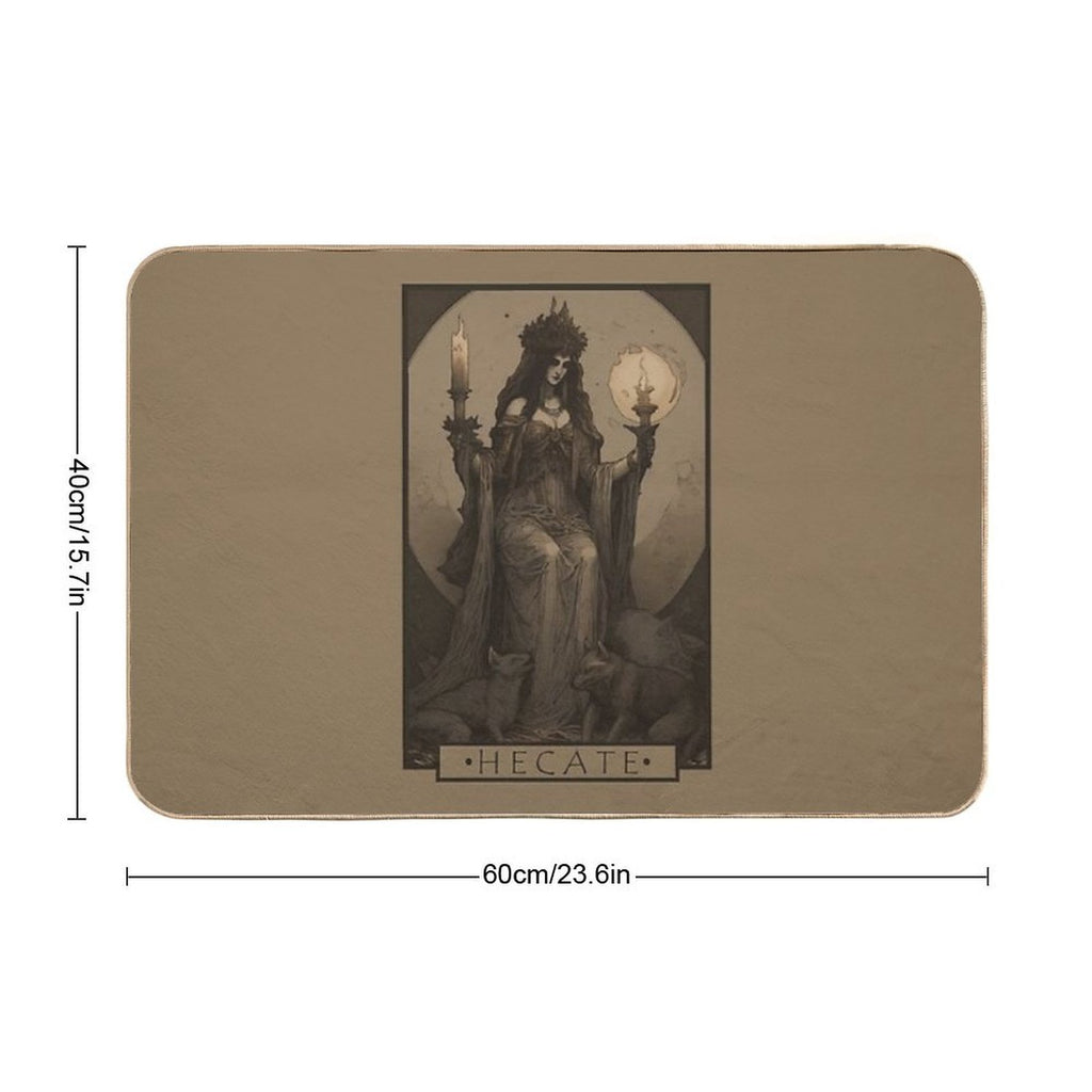 Hecate Goddess  Versatile Bath Mat
