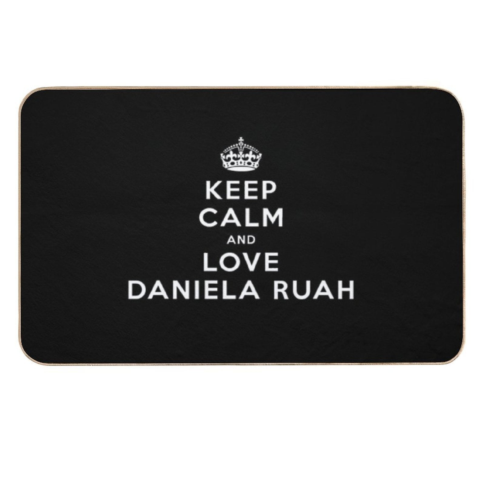 Love Daniela Ruah  Non-Slip Bath Mat