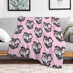 Little Bat Wrinkle-free Throw Blanket