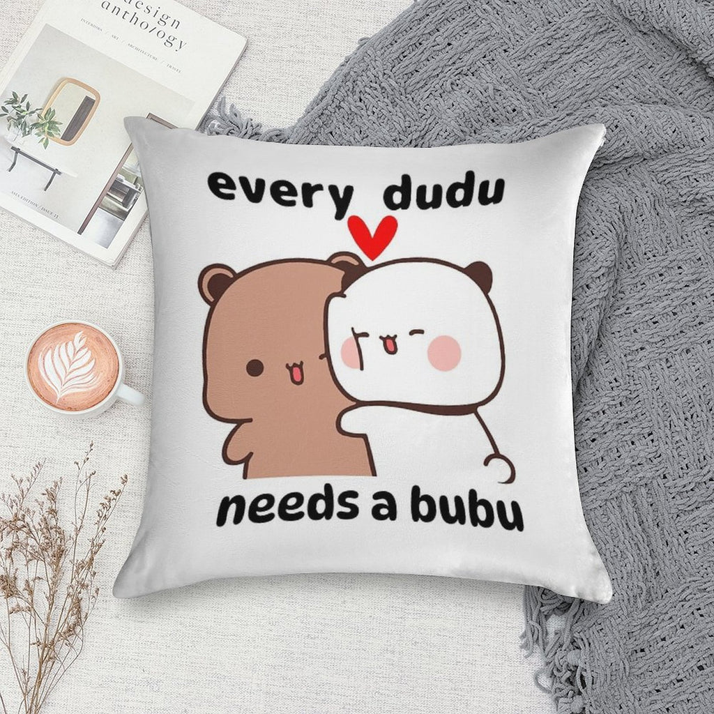 Every Dudu Needs A Bubu Soft Multiple Sizes Throw Pillow