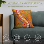 Australian Aboriginal Art Soft Home Decor Throw Pillow