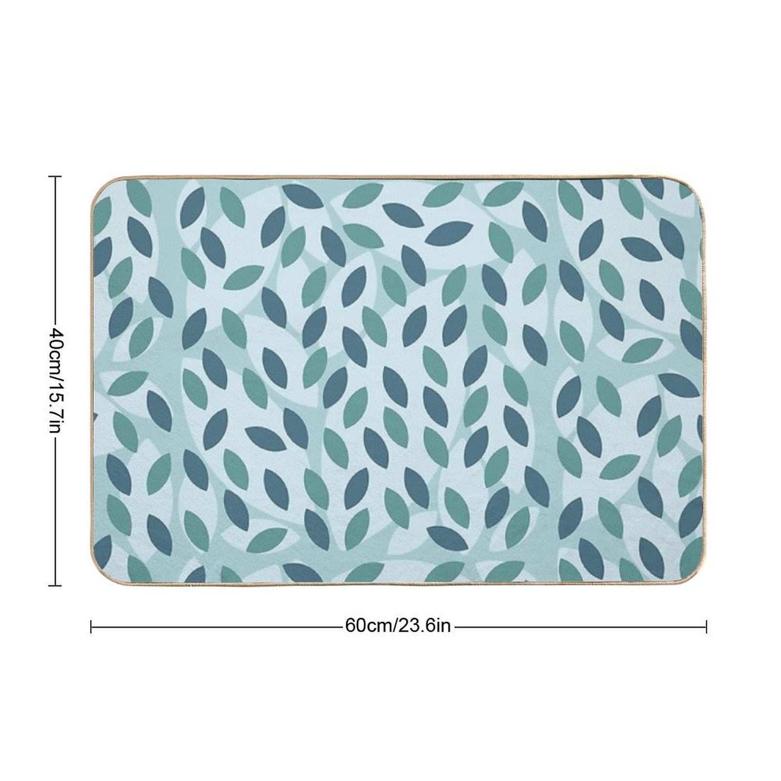 Abstract Seamless Pattern  Stain-Proof Bath Mat