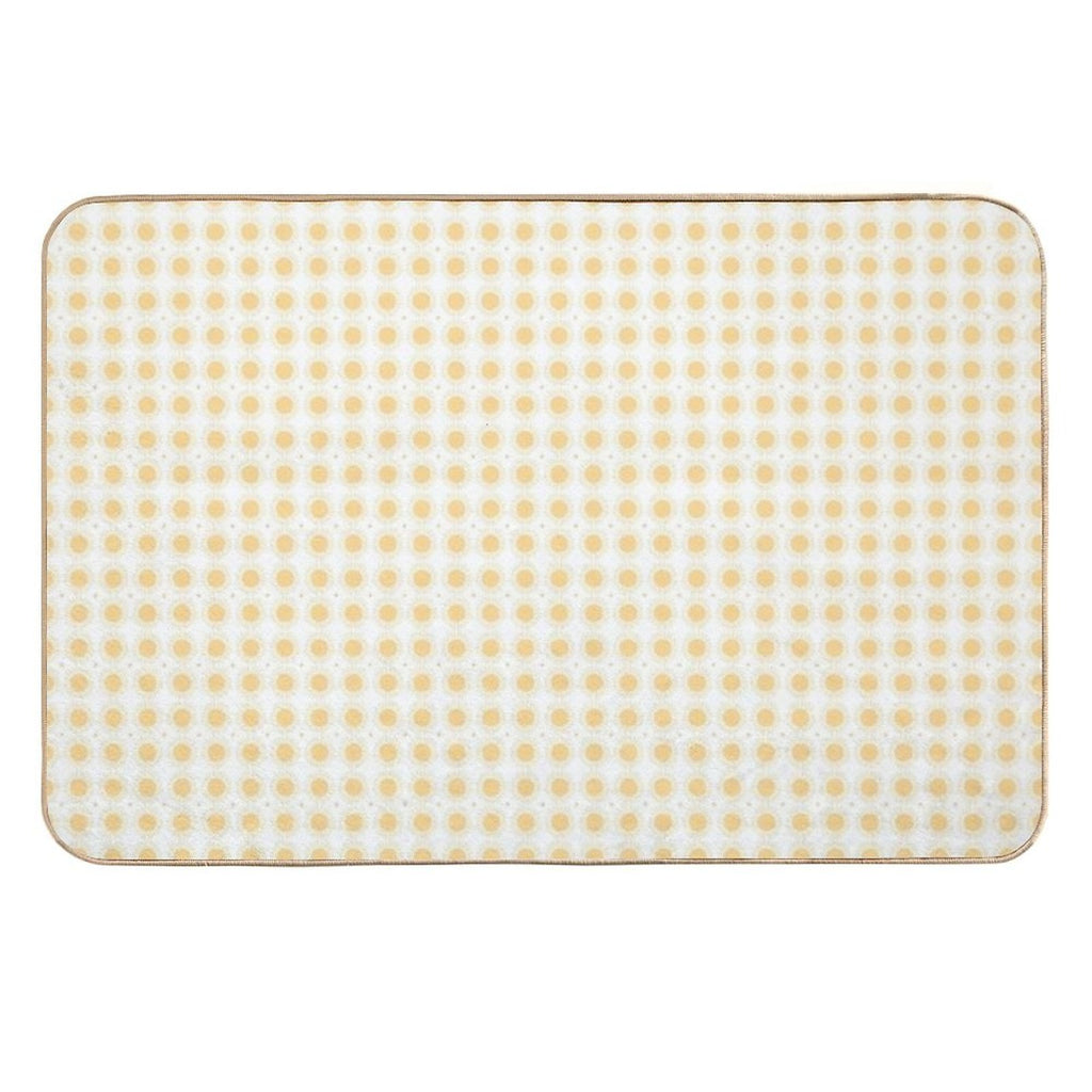 Sun Pattern  Fade-Resistant Bath Mat