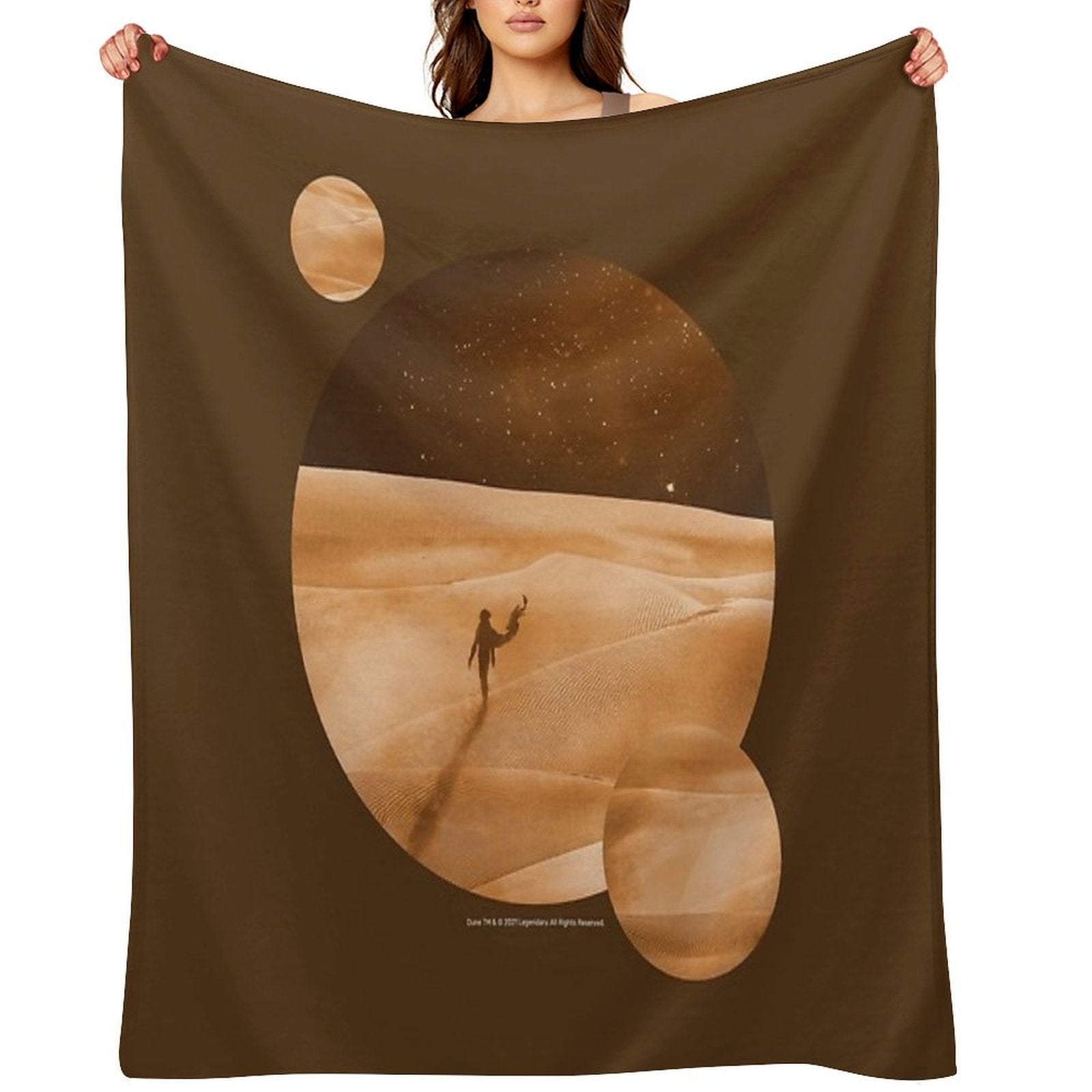 Dune, Arrakis Shrink-resistant Throw Blanket