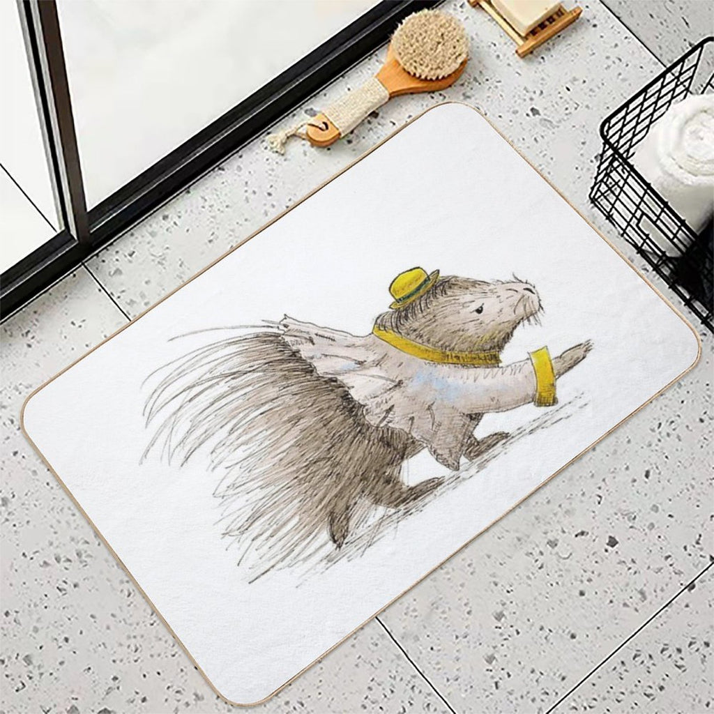 A Prickly Morning Commute  Toxin-Free Bath Mat