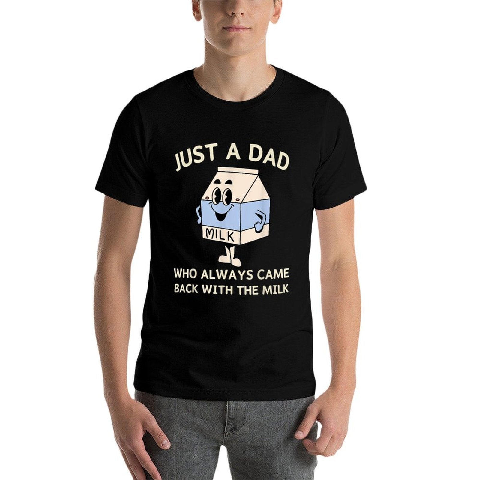 Funny Fathers Day Aesthetic Unhinged Cute Humor And Vintage  Rolled Sleeves T-Shirt