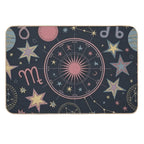 Celestial Dreamscape Pattern  Fade-Resistant Bath Mat