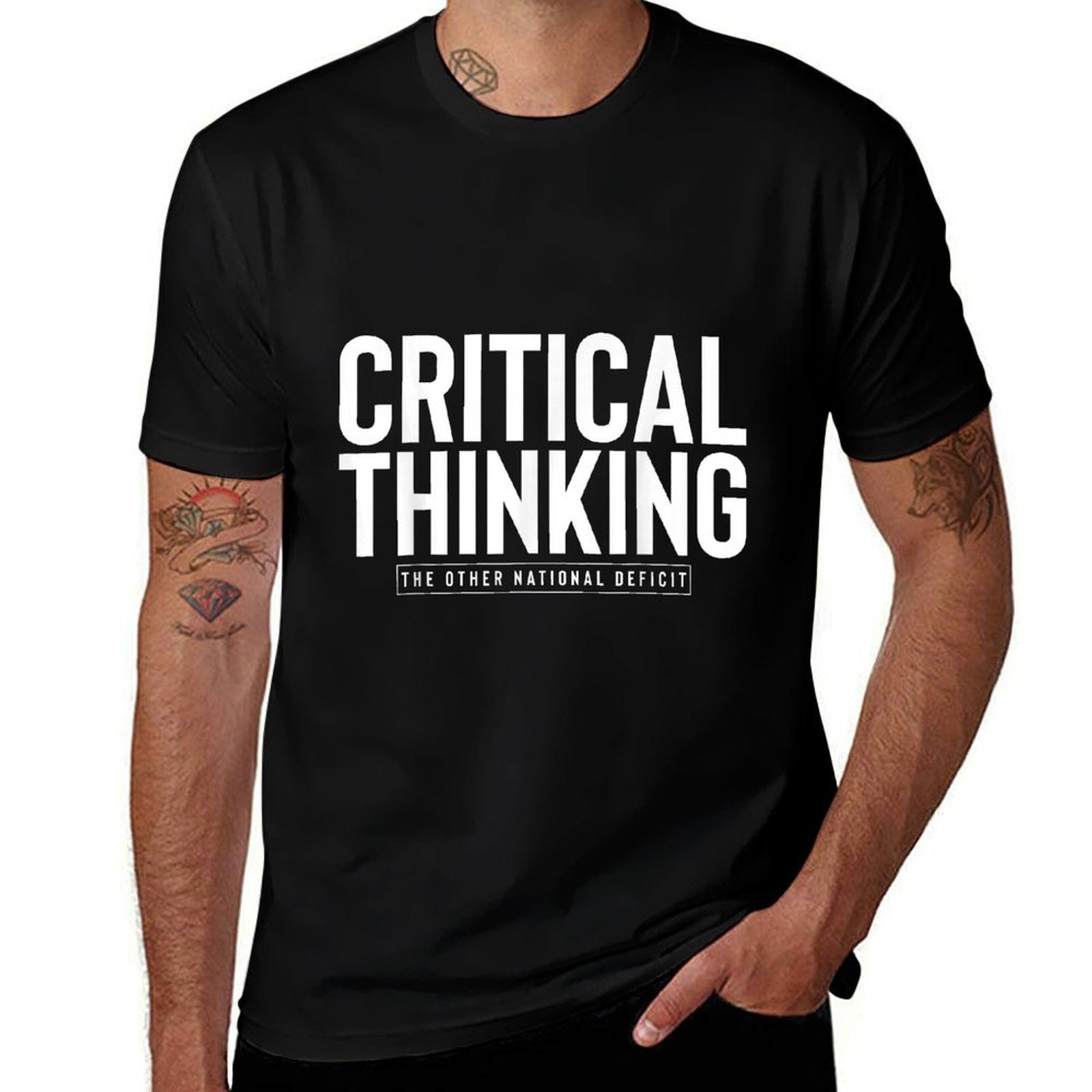 Critical Thinking  Tagless Design T-Shirt
