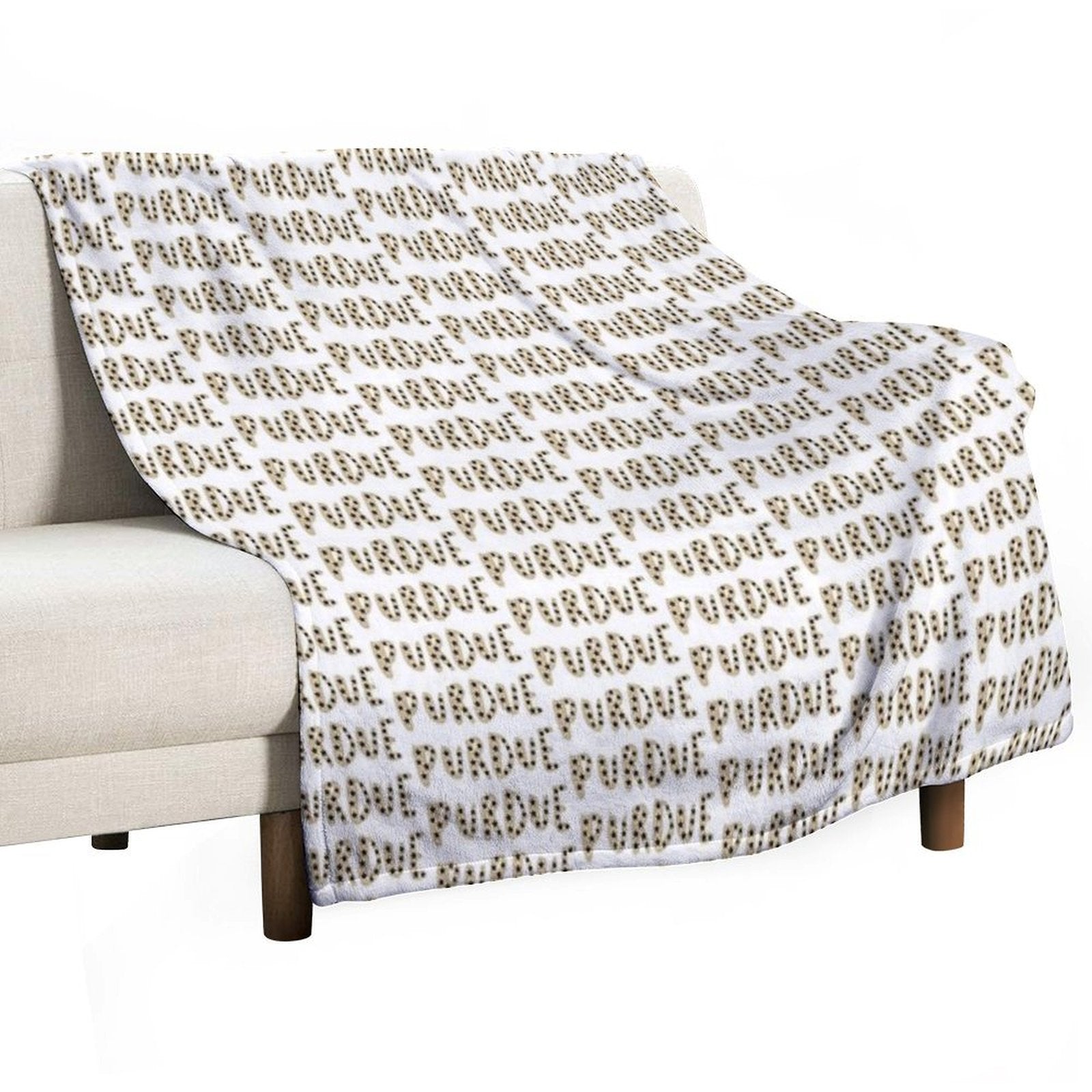 Purdue University Compact Throw Blanket