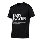 Bass Player Definition Bassist For Musicians  Lightweight T-Shirt