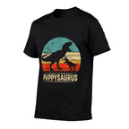 Pappysaurus T Rex Dinosaur Pappy Saurus Family Matching  Trendy Pattern T-Shirt