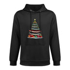 Christmas Tree Piano Keyboard Holiday Music Lover Design Easy Care Hoodie