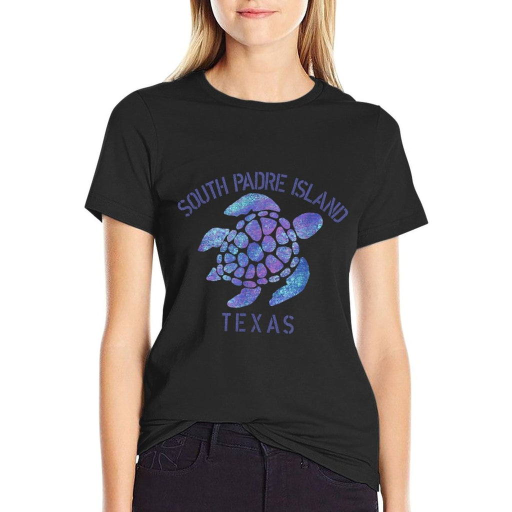 South Padre Island, TX Beach Design  Tribal Turtle Gift Men Women Kids  Odor-resistant T-Shirt