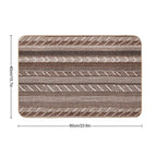 Copper - Boho Stripe -  Easy Maintenance Bath Mat