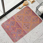 Oriental Moroccan Berber Design Rug  Rapid-Drying Bath Mat