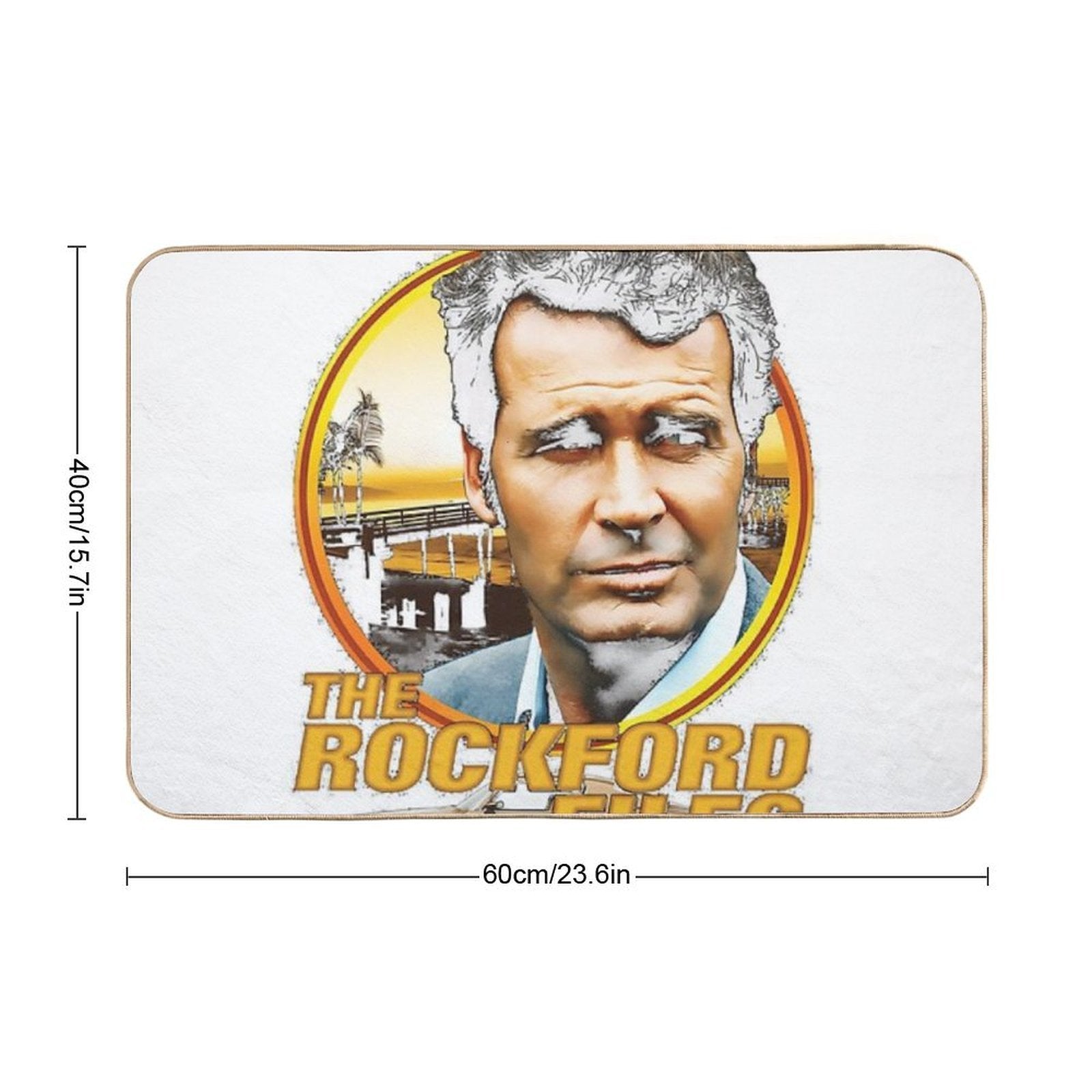 The Rockford Files 70S Retro Tv Show  Long-Lasting Bath Mat