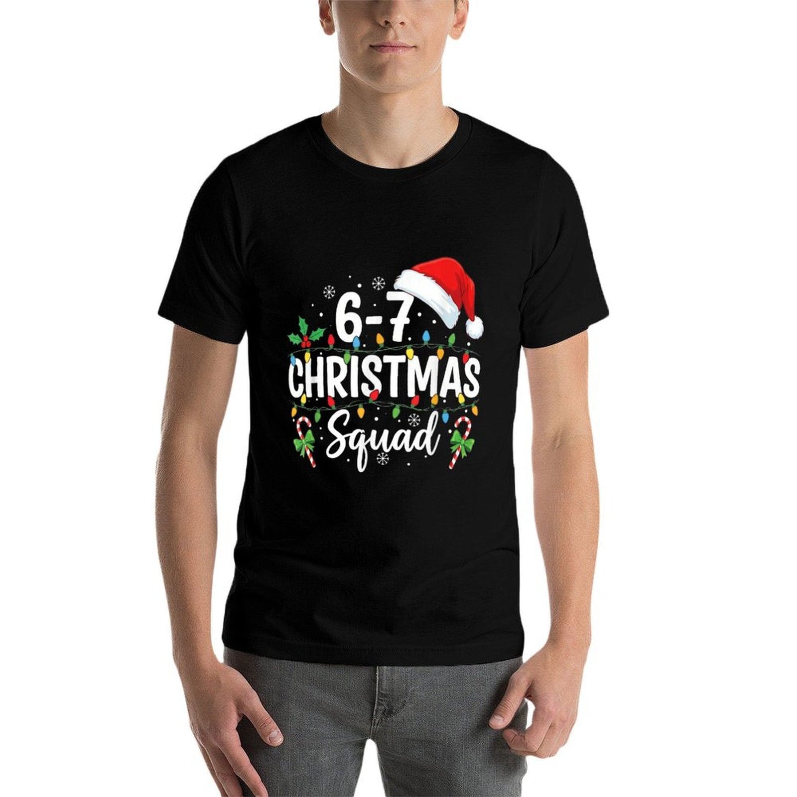 6-7 Christmas Squad Funny 67 Six Seven Meme Xmas 6 7 Crew  Moisture-wicking T-Shirt