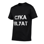 Cyka Blyat Russian Gamer Meme Cyka Blyat  Summer-ready Fabric T-Shirt