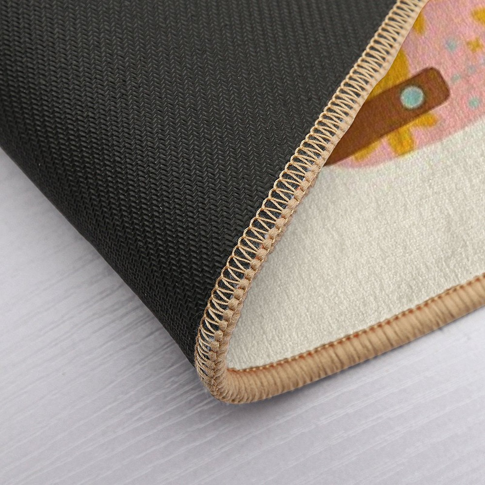 Cowgirl Boots – Blush & Mint  Repositionable Bath Mat