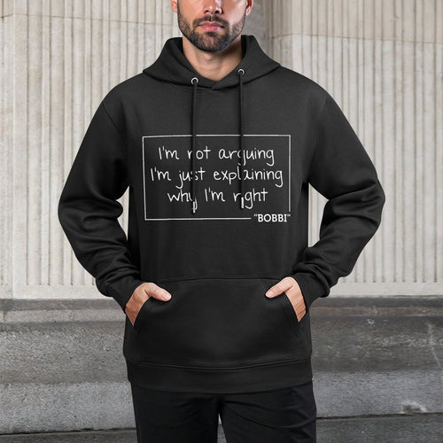BOBBI Quote Personalized Name Funny Birthday Gift Idea Unisex Design Hoodie