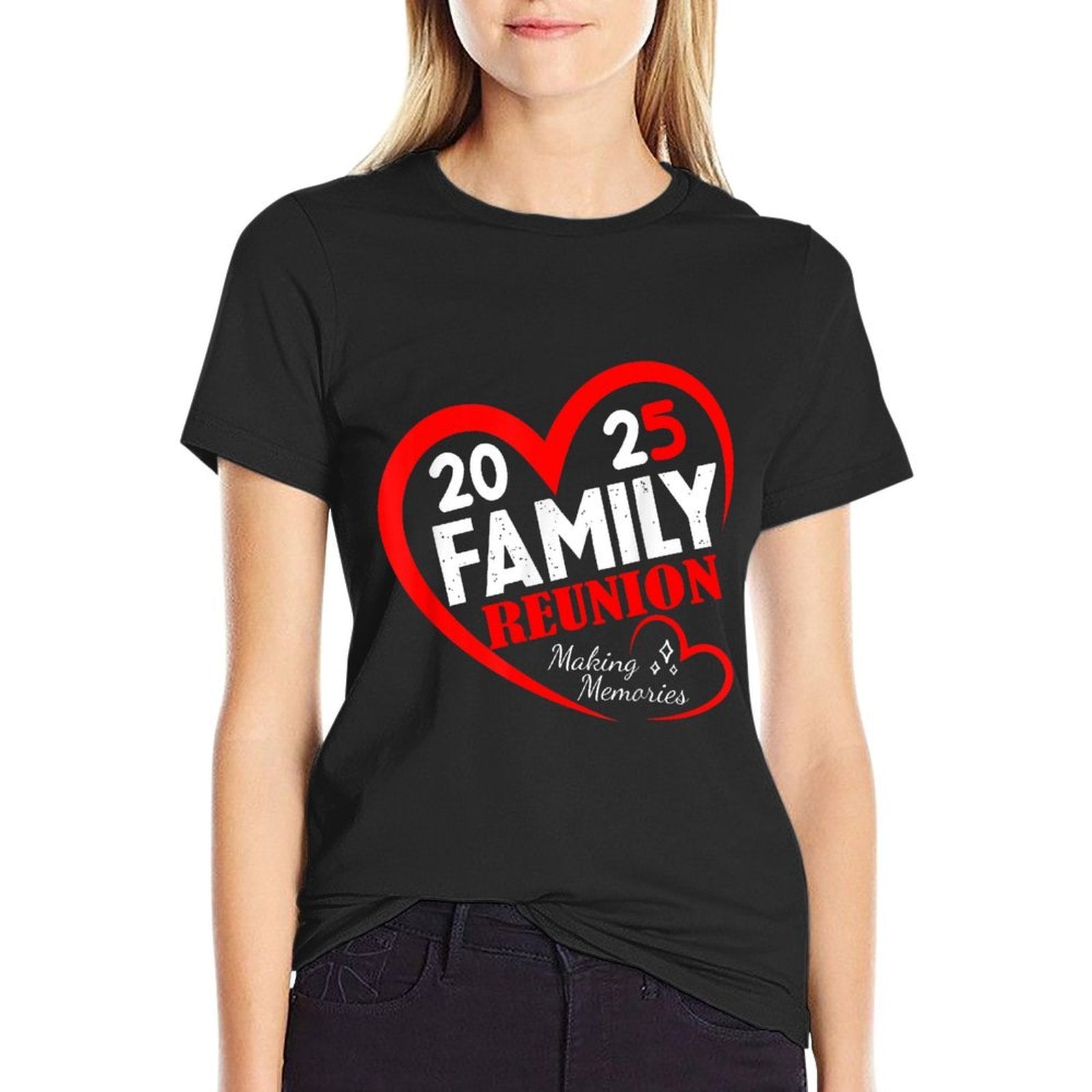 Family Reunion 2025 Funny Family Making Memories Matching  Vintage-inspired T-Shirt