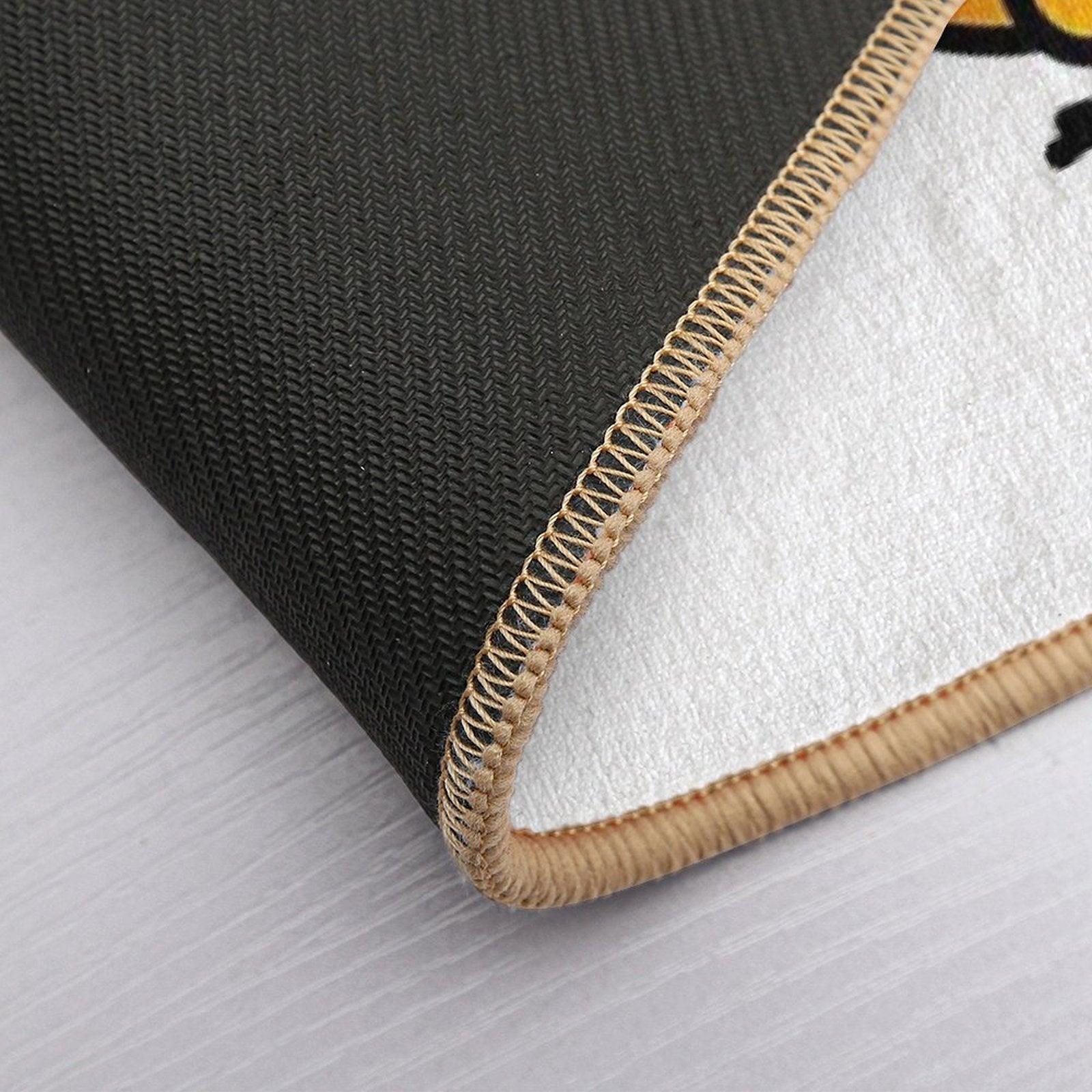 Chubby Black Headed Caique  Slip-Resistant Bath Mat