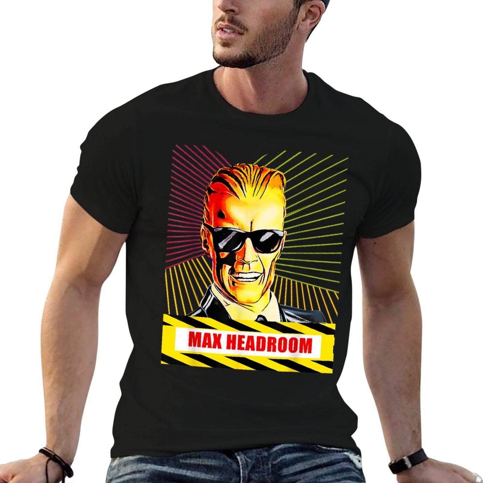 Actor Is Talented Max And Headroom Beautiful People 6  Fade-proof Color T-Shirt