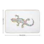 Barcelona City Lizard  Slip-Resistant Bath Mat