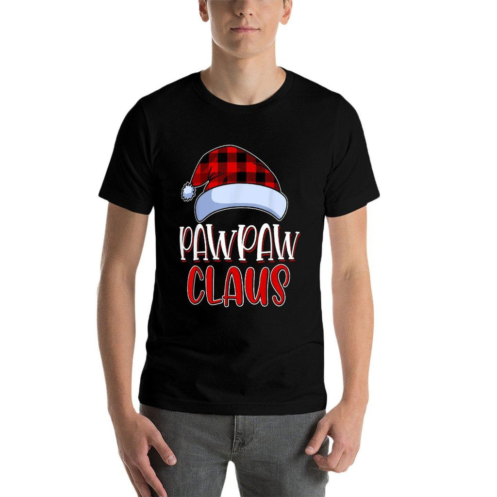 Pawpaw Claus Santa Family Matching Christmas Pajamas Gift  Fade-proof Color T-Shirt