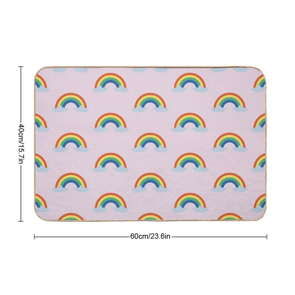 Rainbow  Long-Lasting Bath Mat
