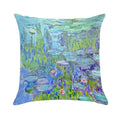 Water Lilies MoneT Soft Multiple Sizes Throw Pillow