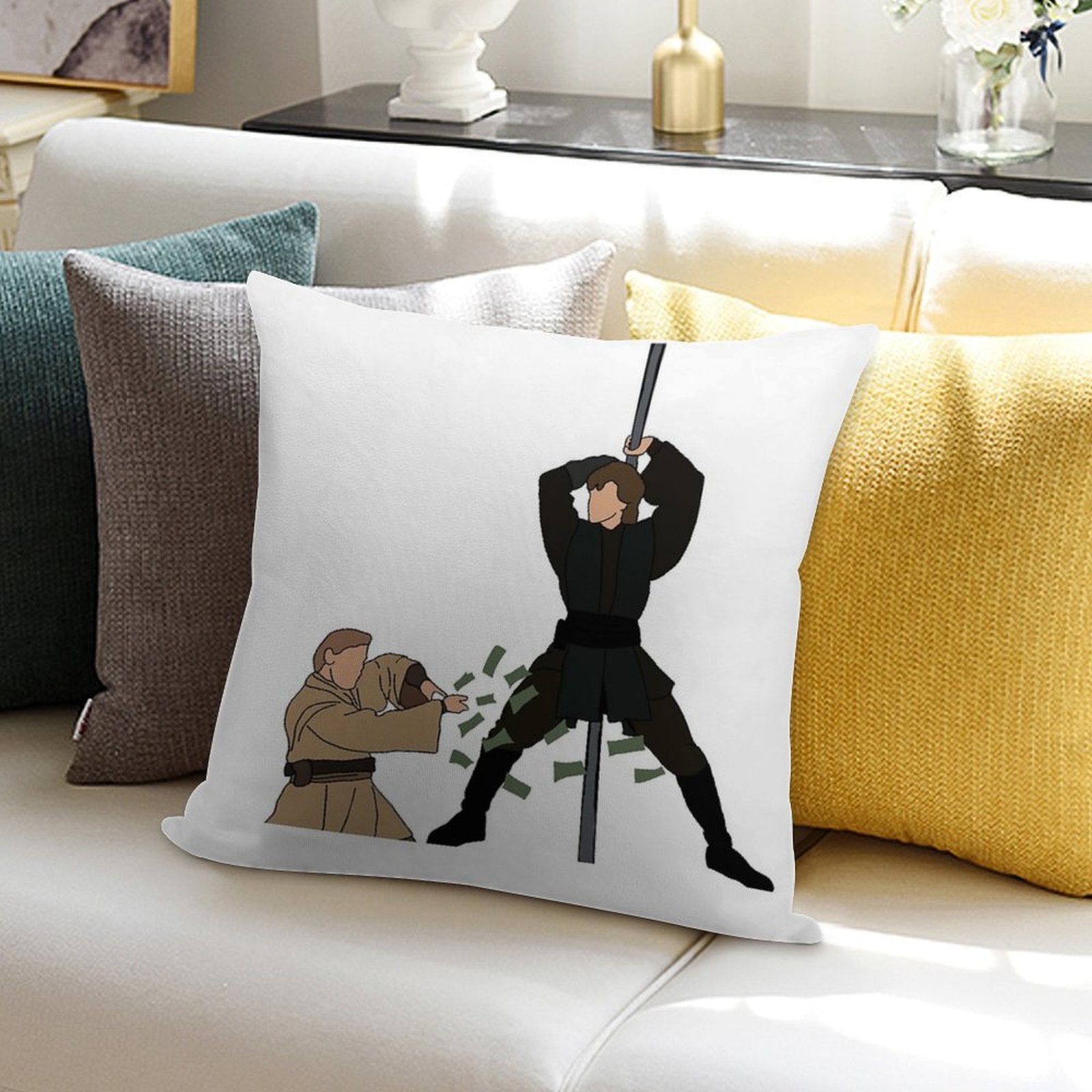 Stripper Anakin Soft Style Accent Throw Pillow