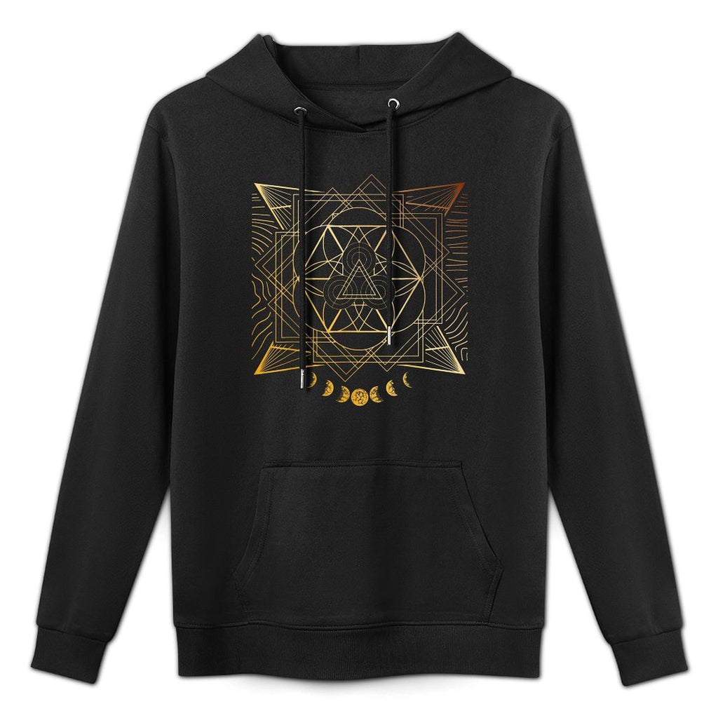 Sacred Geometry for A Spiritual Zen Gothic Mandala Casual Wear Hoodie