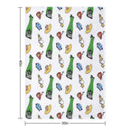 The Gang's All Here. Machine-washable Throw Blanket