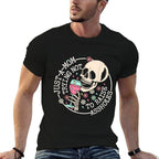 Just A Mom Trying Not to Raise Assholes Funny Mom Comfortable T-Shirt