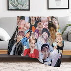 RM BTS Collage Anti-pilling Throw Blanket