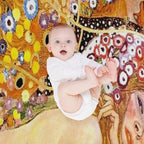 MERMAIDS  Vintage 1899 Klimt Painting Print Premium Throw Blanket