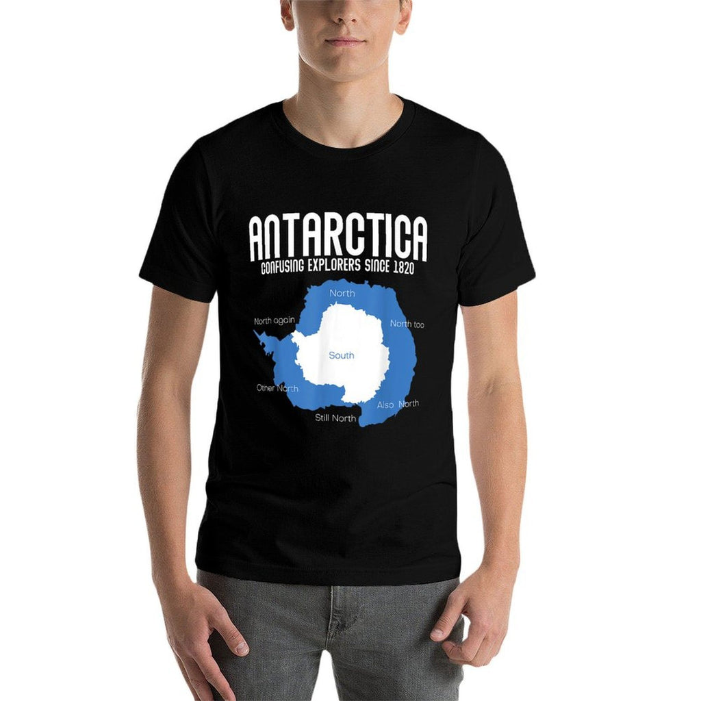 Antarctica Confusing Explorers Since 1820 Funny Antarctica  Relaxed-fit T-Shirt