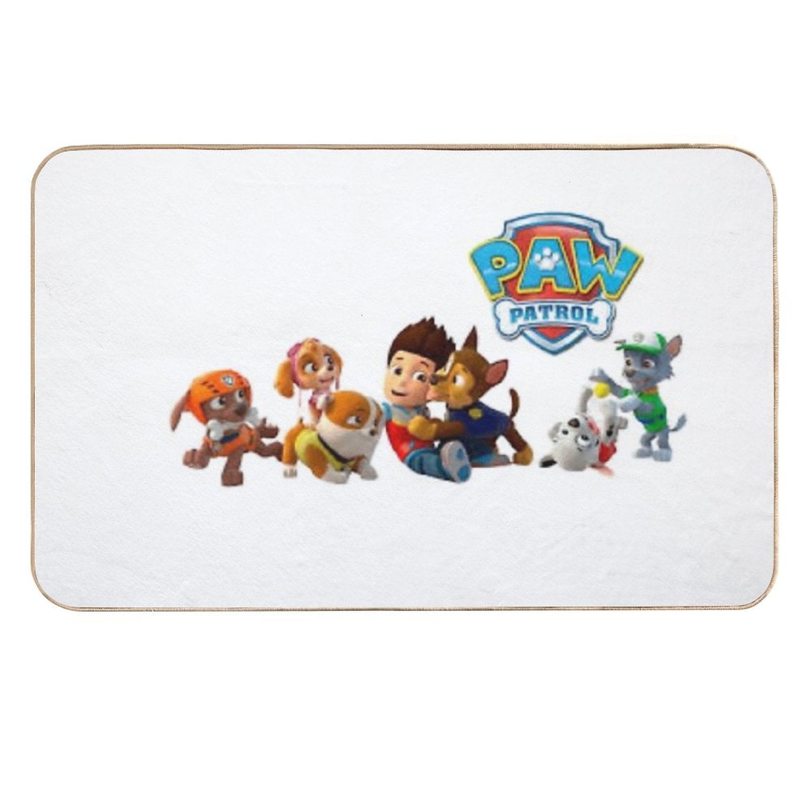 Paw Patrol Ryder And Pups  Absorbent Bath Mat